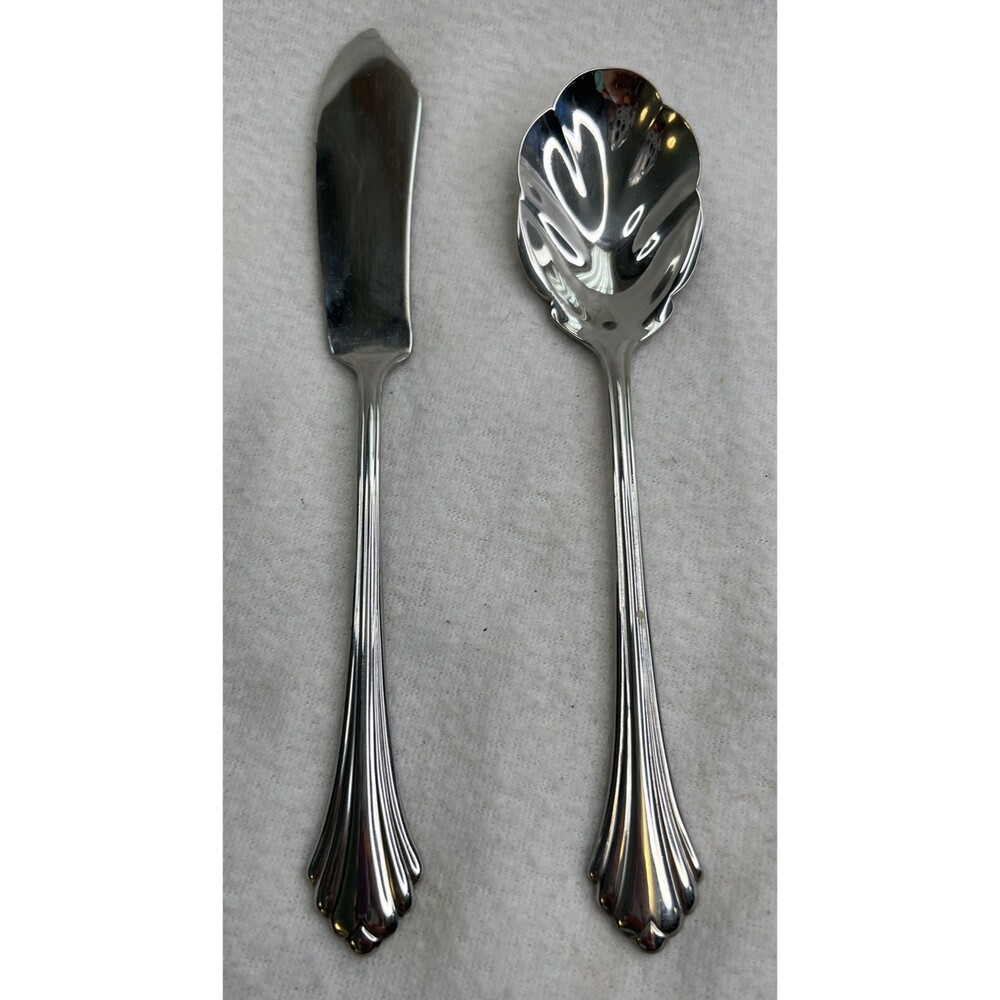 Oneida USA REMBRANDT Sugar Spoon & Master‎ Butter Knife USA Flatware
